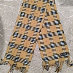 patterned cashmere scarf